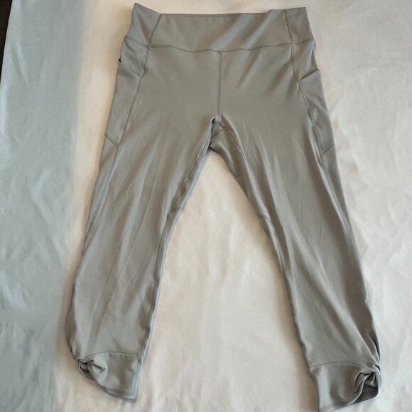 Fabletics PureLuxe High-Waisted Twist 7/8 Legging Size XL Gray - Picture 1 of 7
